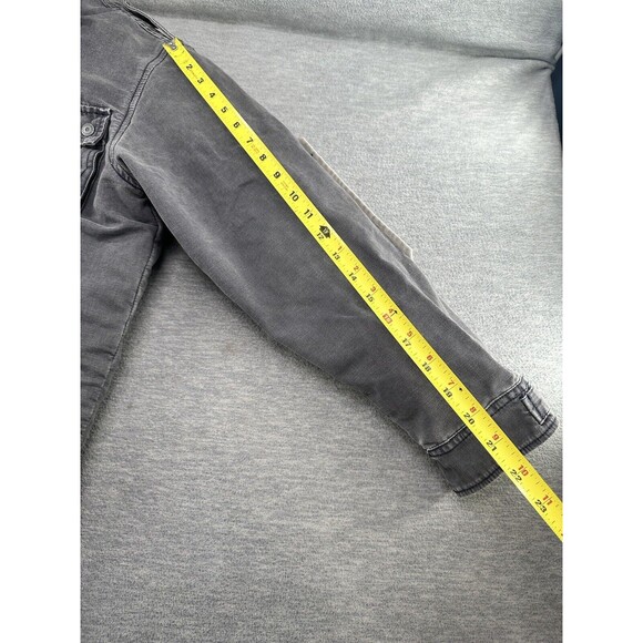 TIMBERLAND - Men's Gray Canvas Coat Field Chore Lined Jacket Size 14/Small - Picture 7 of 13